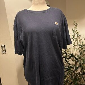 Carhartt Dark Gray/Blue Relaxed Fit Shirt